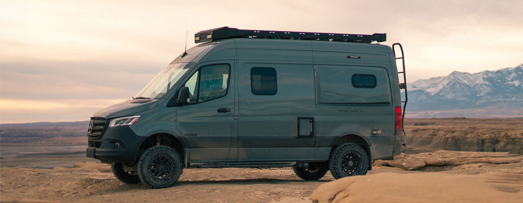 Winnebago Revel for Sprinter vans hero image.